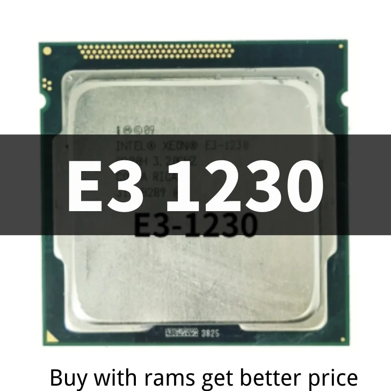 Xeon E3-1230 E3 1230 3.2 GHz Quad-Core Eight-Thread CPU Processor 8M 80W LGA 1155 | Компьютеры и офис