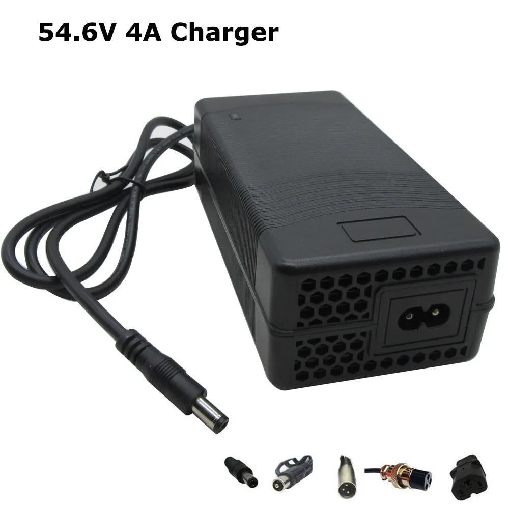 48V 54.6V 4A Electric Bike Scooter Bicycle Wheelchair Lithium Battery Charger For 13S 48 Volt 48V4A Li ion Ebike E-Bike Charger