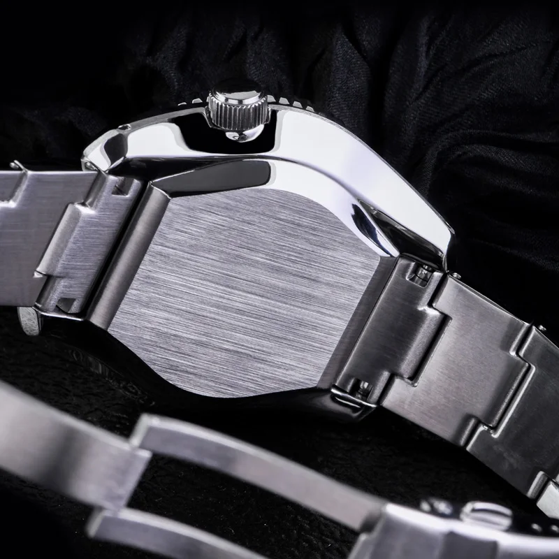 Фото Мужские часы Heimdallr MM300 Diver, водонепроницаемые до 30 АТМ, с сапфировым стеклом, светящимся покрытием C3, сталью 316L, автоматическим механизмом NH35, браслетом из 3 звеньев. №5
