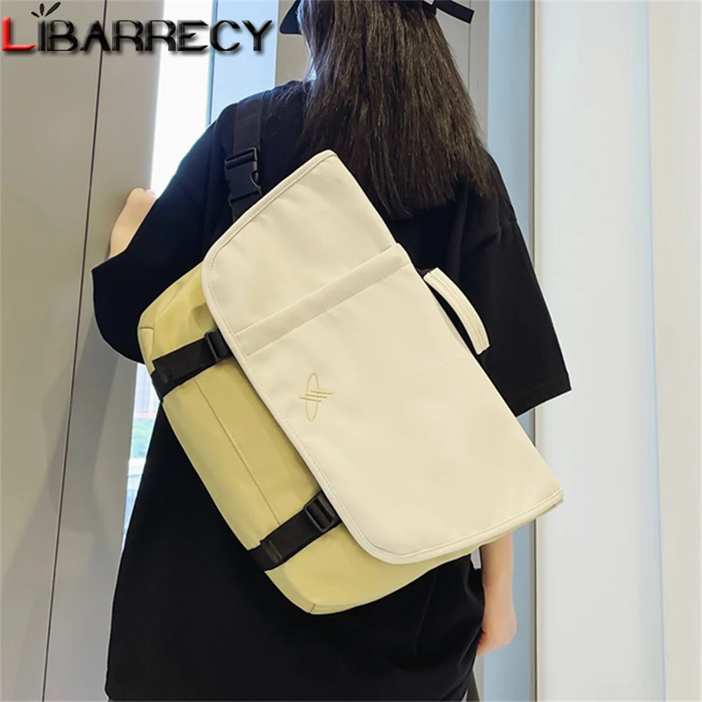 

2022 New Panelled Design High Quality Nylon Ladies Shoulder Bag Multifunctional Large Capacity Women Messenger Bags Student Bag