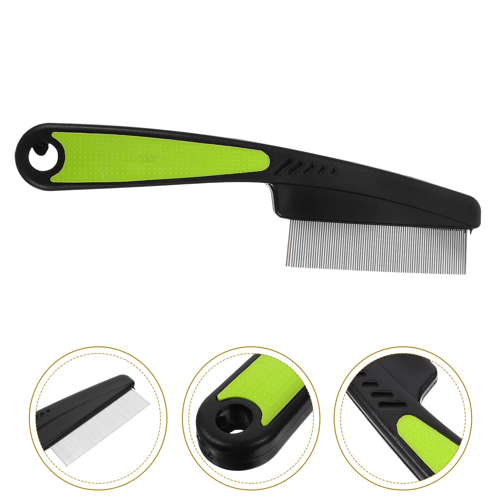 Расческа из нержавеющей стали с мелкими зубьями щетка от перхоти для мужчин