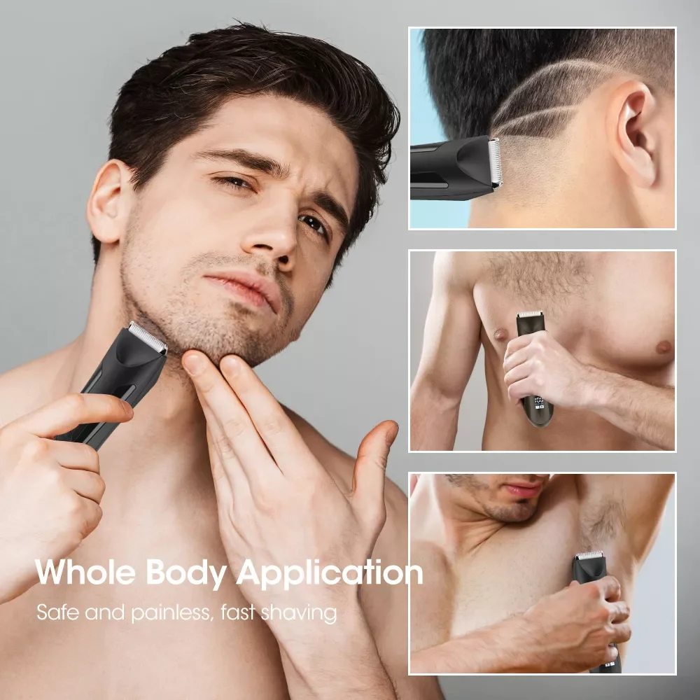 Hair Trimmer Barber Hair Clipper Cordless Hair Cutting Machine Beard Trimmer Shaving Machine Wireless   Shaver enlarge
