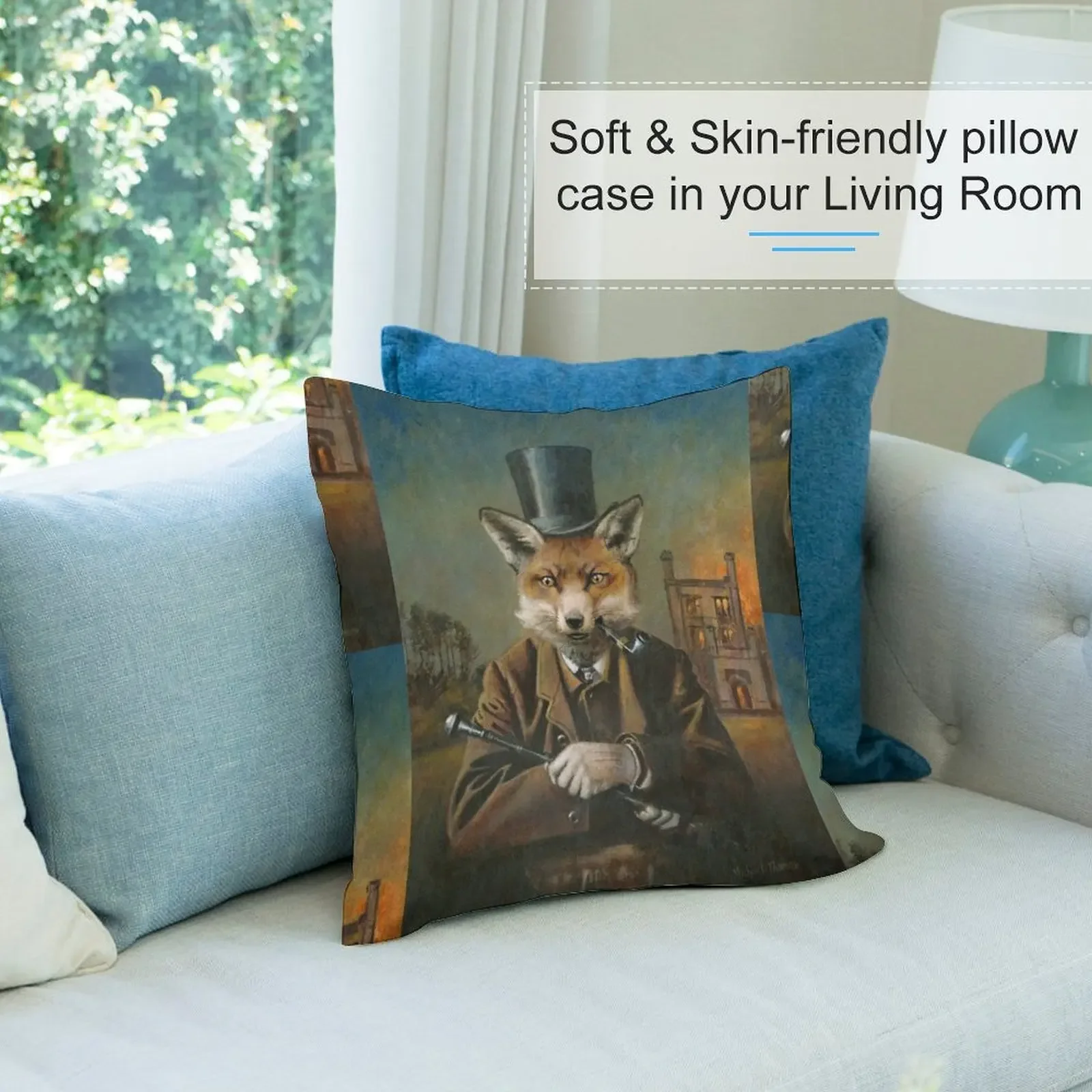 Дешевая подушка The Dapper Fox роскошная наволочка подушки для детей декоративный
