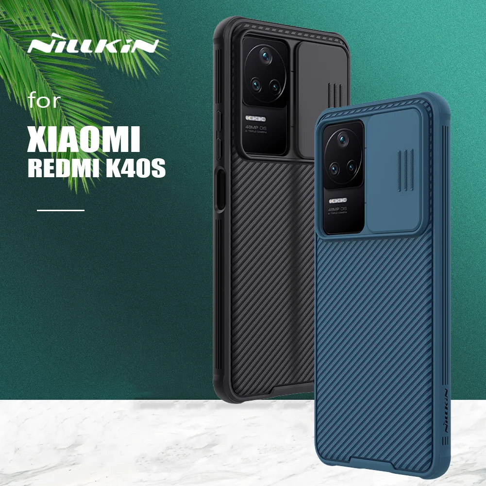 

Чехол для Xiaomi Redmi K40S, чехол Nillkin CamShield, Ультратонкий чехол для съемной камеры, задняя крышка объектива для Xiaomi Redmi K40S, чехол