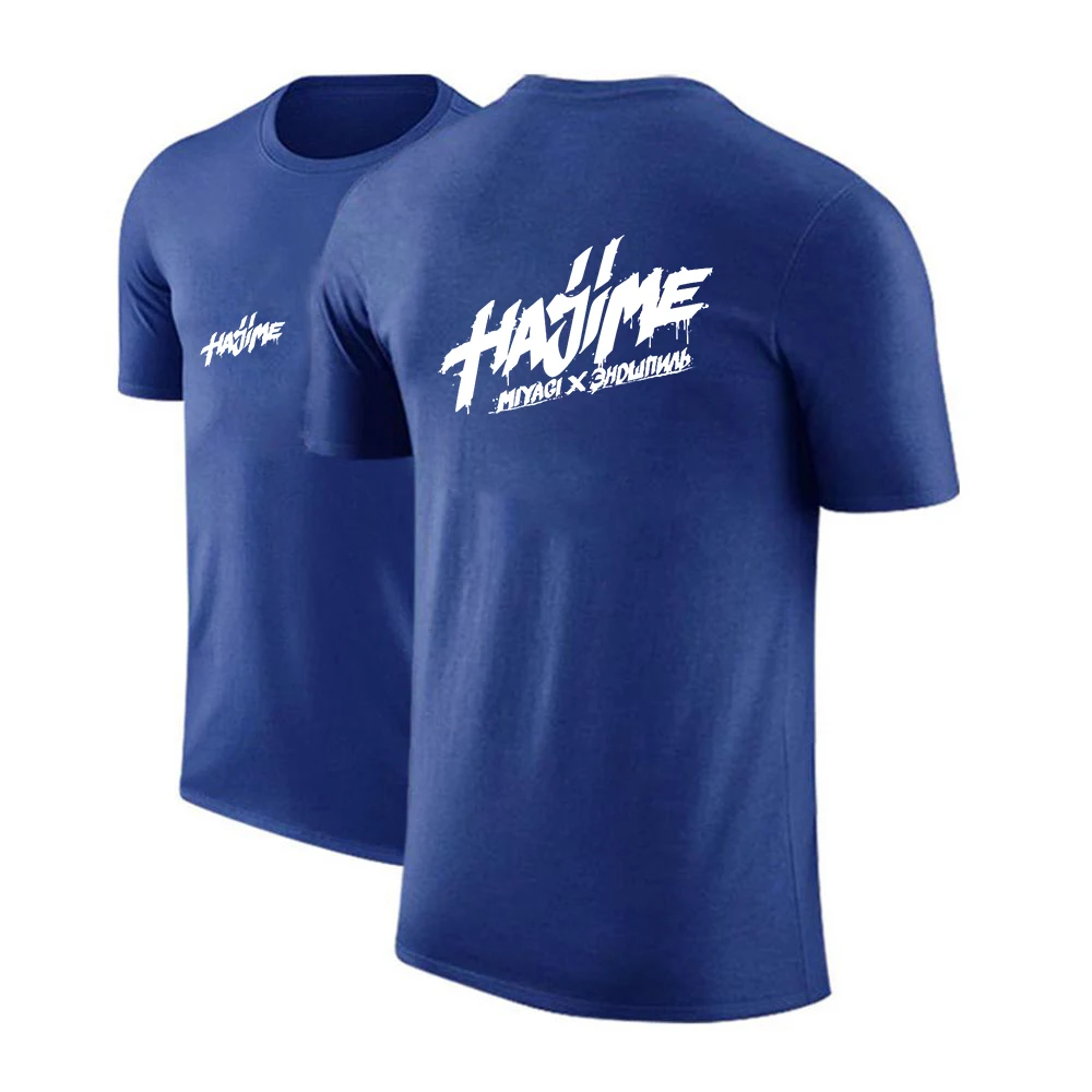 Новинка 2022 Мужская модная футболка с принтом Хаджиме Мияги Энди 100% хлопок летние