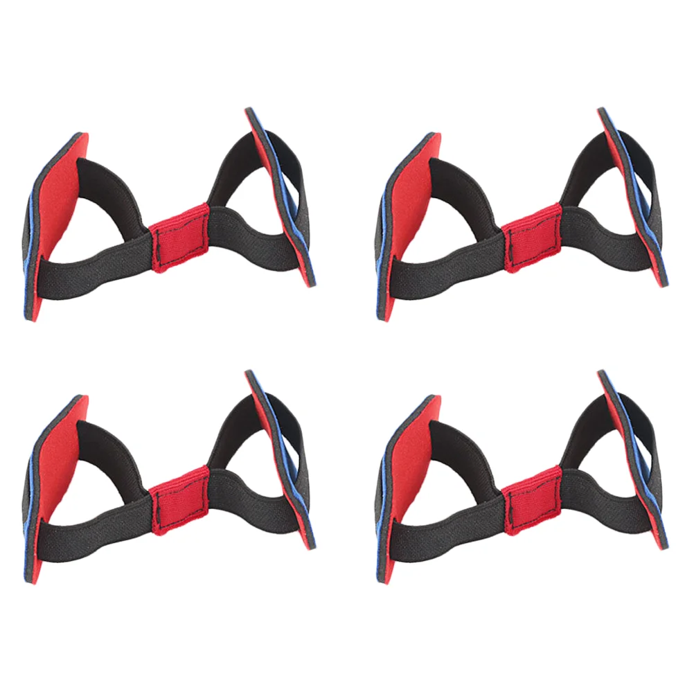 

4pcs Hallux Valgus Correct Belts Big Toe Exercise Strap Toe Separators Bunion Toe Straightener Big Toe Joint Protector