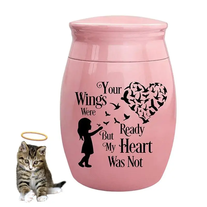 

Small Urn Mini Cremation Urns For Pet Ashes Aluminum Metal Memorial Keepsake Cremation Urns For Dogs & Cats Ashes Holder