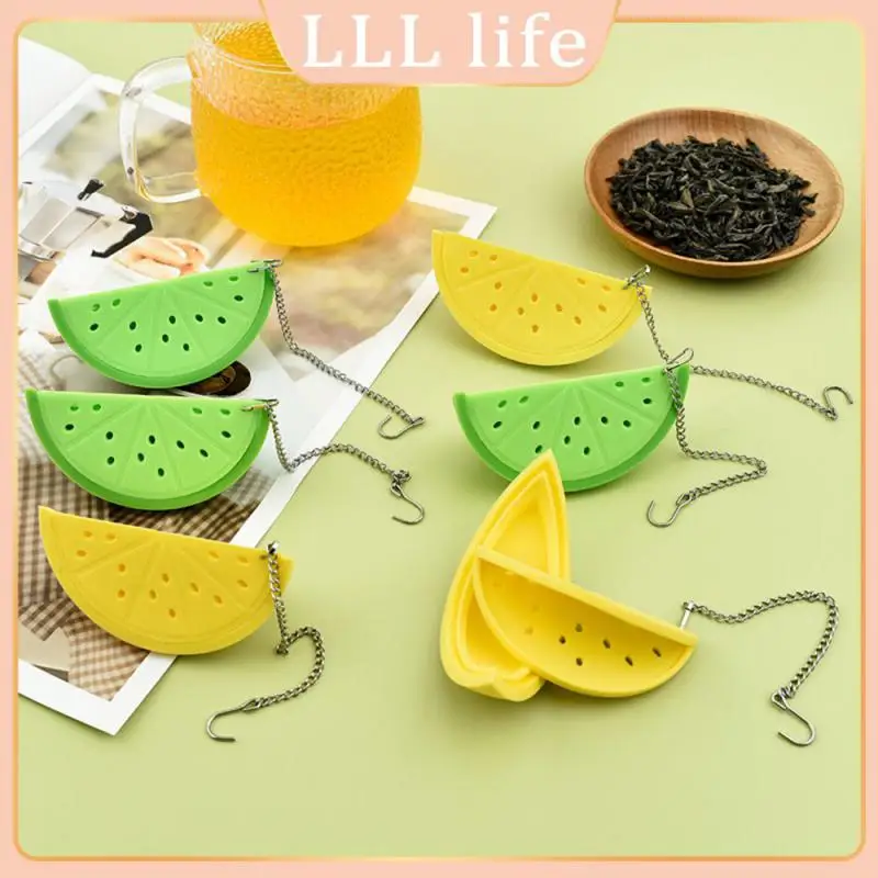 

Modern And Simple Tea Bag Silicone Stainless Steel Lemon Slice Tea Filter Tea Strainer Kitchen Tools Tea Maker