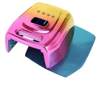 metal interior and metal base 15600ma rechargeable 96w anti acetone wireless cordless uv led nail lamp