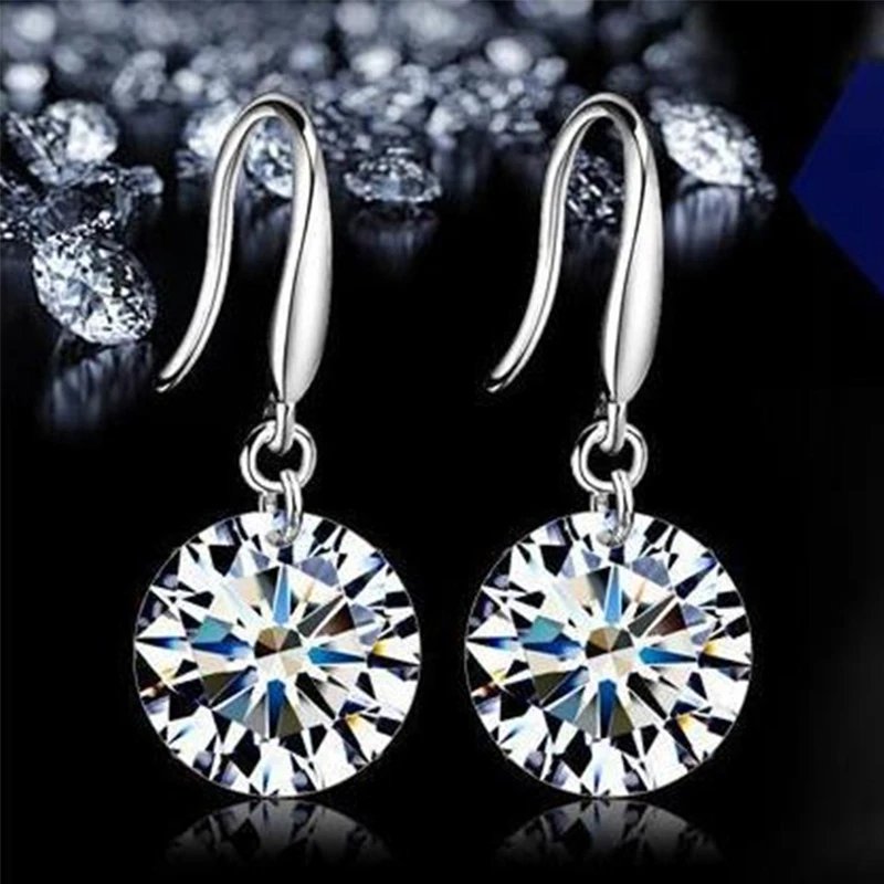 Женские серьги-гвоздики с кристаллами золотистые серьги 2017 | Украшения и