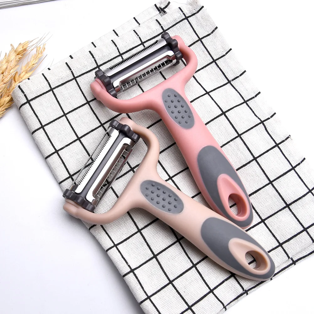 

3 In 1 Fruit Vegetable Peeler Cutter Portable Sharp Multifunctional Potato Carrot Grater Planing Kitchen Tool Gadgets