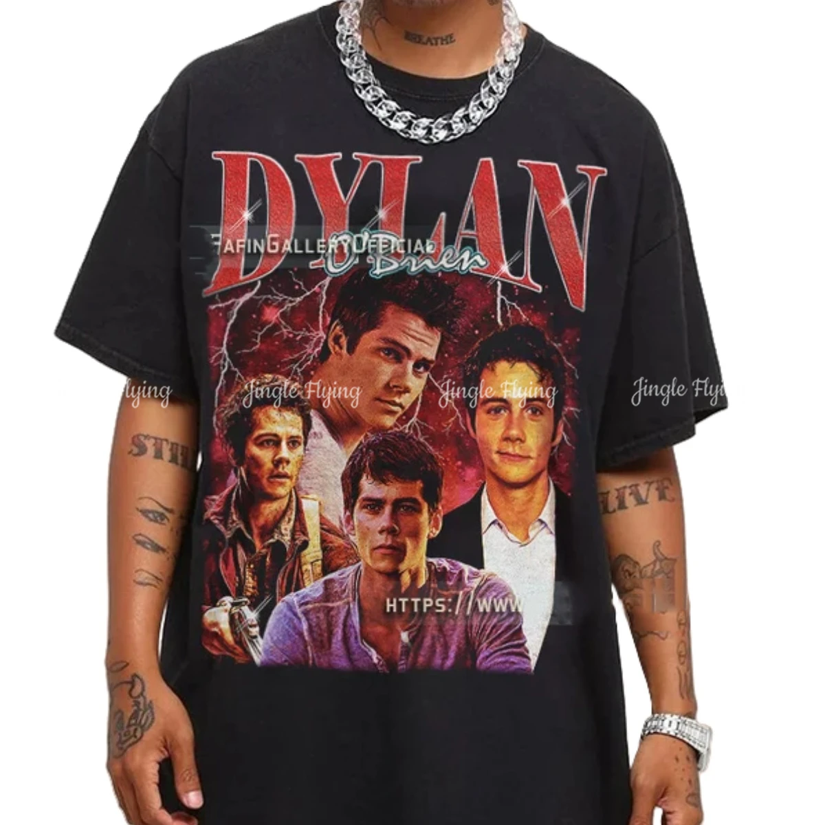 Ретро футболка с Диланом о бриэном футболки фанатами американский актер Томас