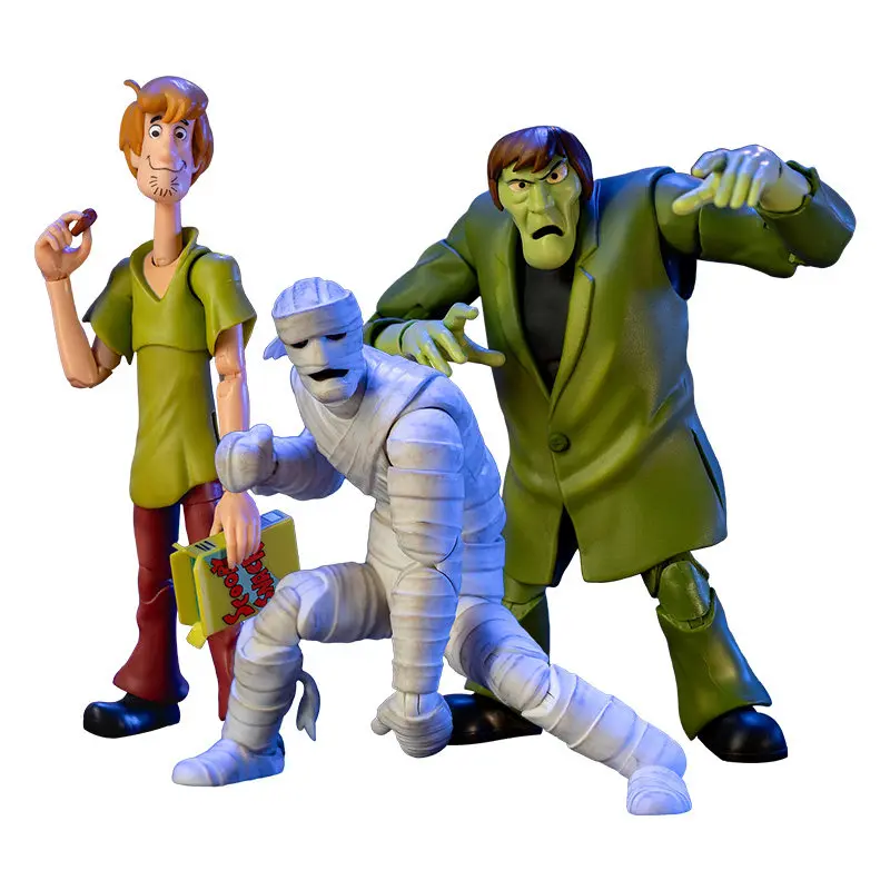 Фото В наличии: Коллекционная подвижная фигурка Jada Scooby-Doo 1/12 Шагги, Стакер, Анка, Мумия, 6 дюймов, подарок на день рождения №1