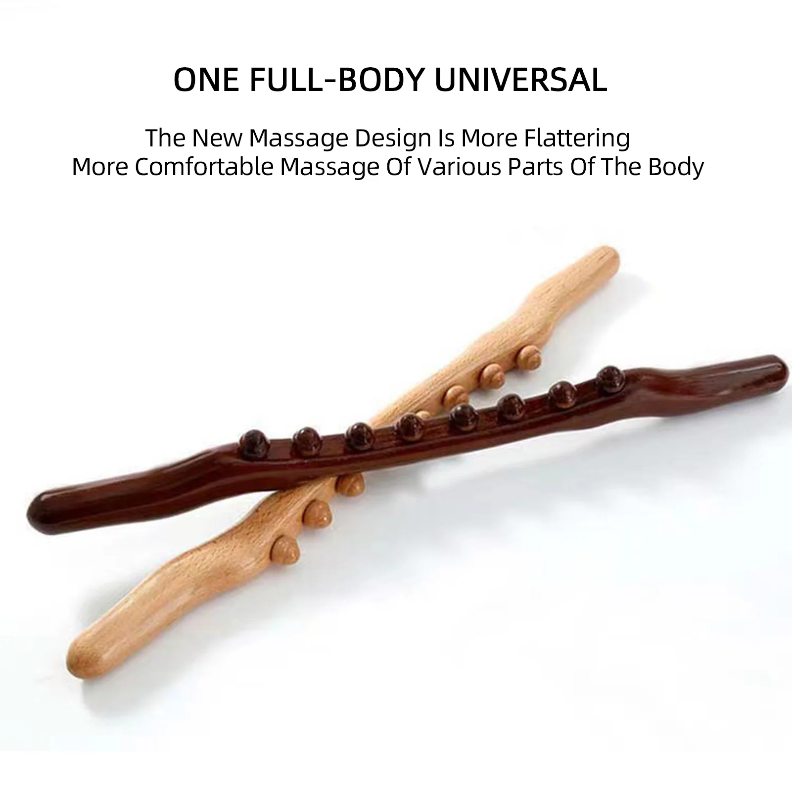 

Массажер для шеи и спины Shiatsu, 8 бусин, деревянные терапевтические массажные инструменты для шиацу, Спусковая точка для спины, шеи и ног, масс...