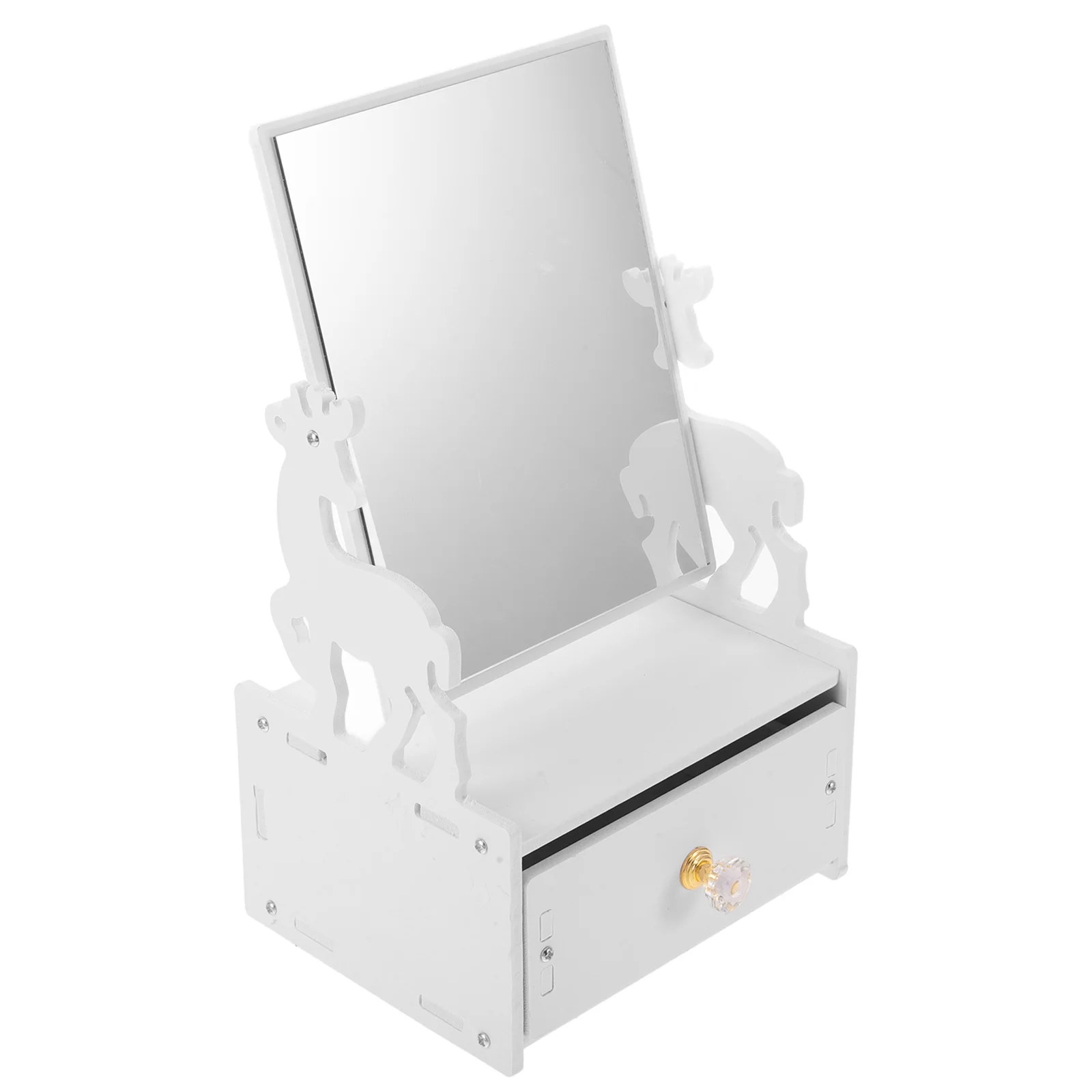 Ящики для хранения косметики настольное зеркало с подставкой шкатулки