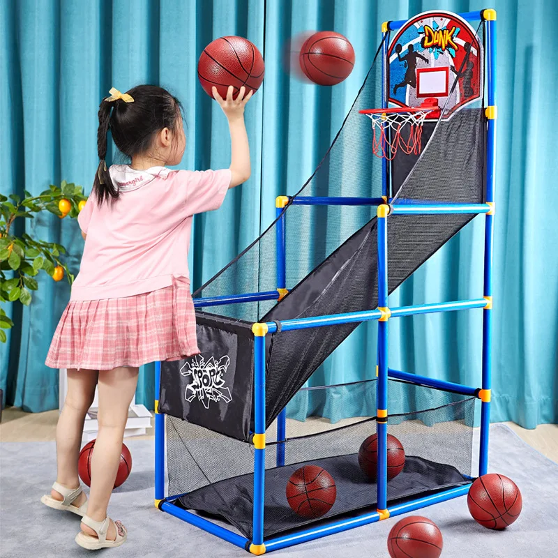 

Kids Arcade Basketball Game Set -Mini Basketball Hoop Set And Stand For Kids Basketball For Boys Training Practice Accessories