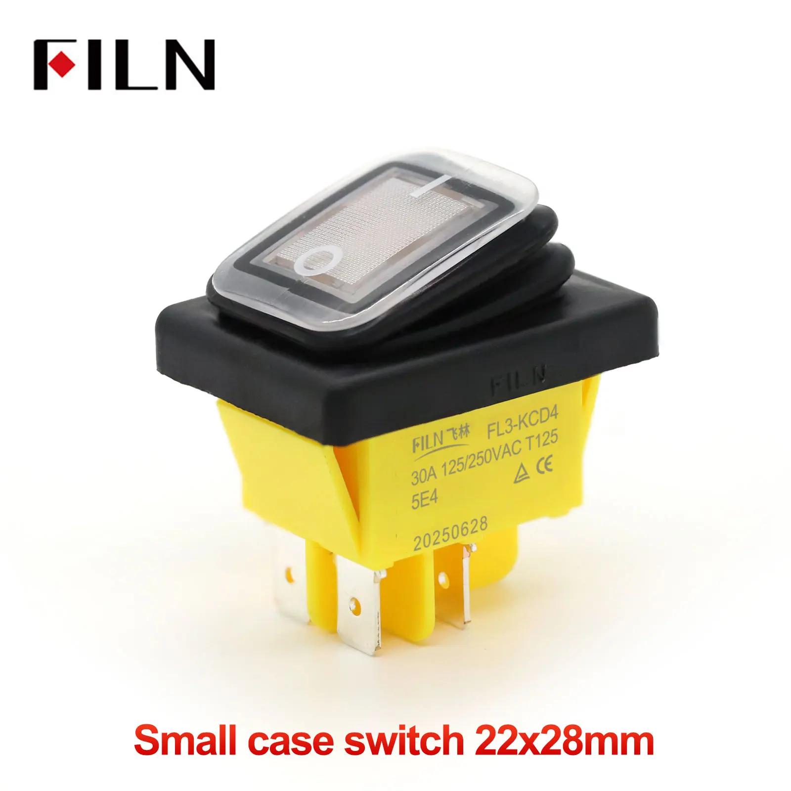 

FILN Heavy Duty IP68 Водонепроницаемый светодиодный тумблер T8530A12V/220VRed/синий/зеленый ВКЛ/ВЫКЛ Идеально подходит для использования в автомобиле и морском стиле