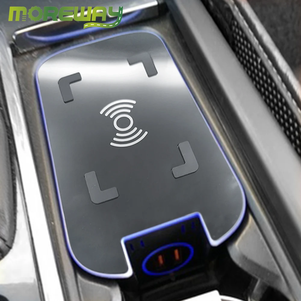 

QI Wireless Charger for Volvo XC60 S60 V60 C60 XC90 S90 V90 Phone Holder fast Charging Plate tuning accessories