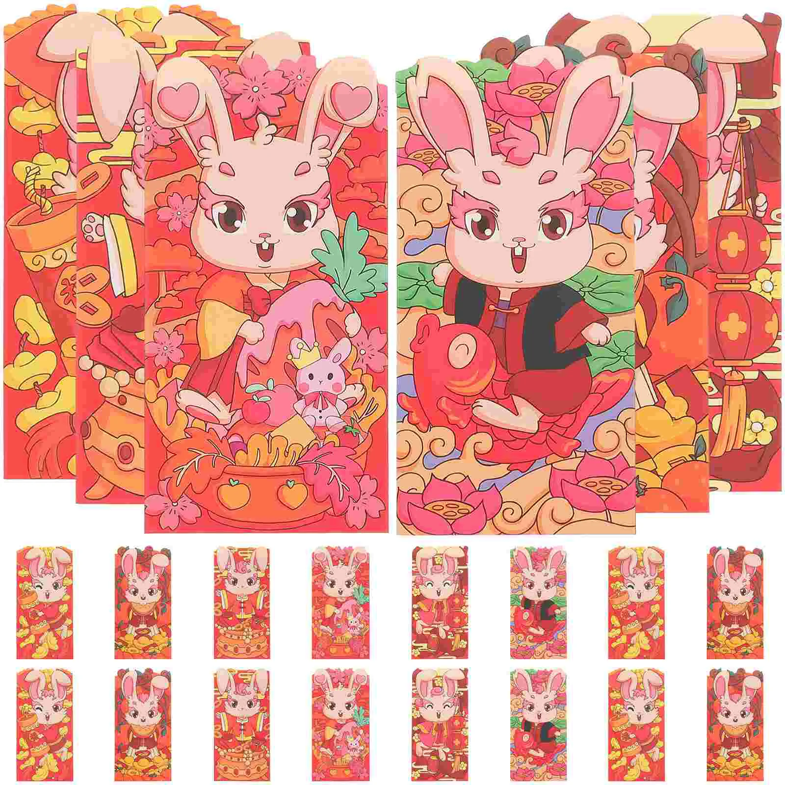 

Red Year Packet Envelope Envelopes Money New Gift Chinese Rabbit Cash Bag Packets Lovely Hong Baoli Xi Ampaofavors Traditional