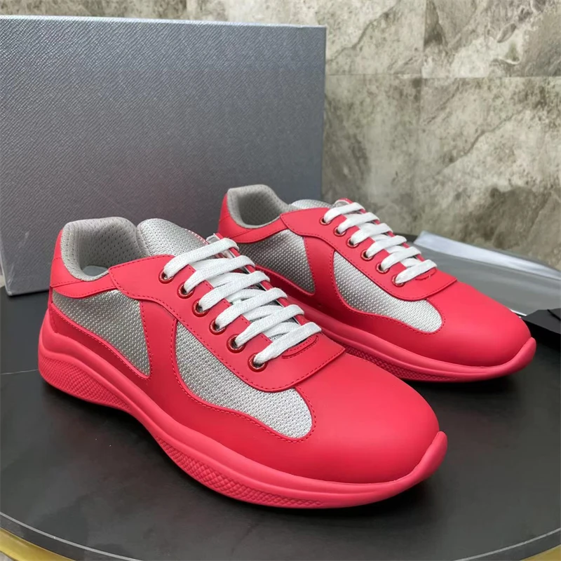 

Brand Men Genuine Leather Mesh Comfy Shoes Luxury Height Increasing Platform Sneakers British Style Business Lace Up Sport Shoes