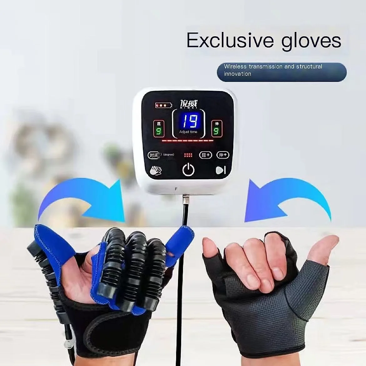 

2022 High-tech mirror Powerful Hand Rehabilitation Equipment for Stroke Patients with Hemiplegia Stimulated Nerve Recovery