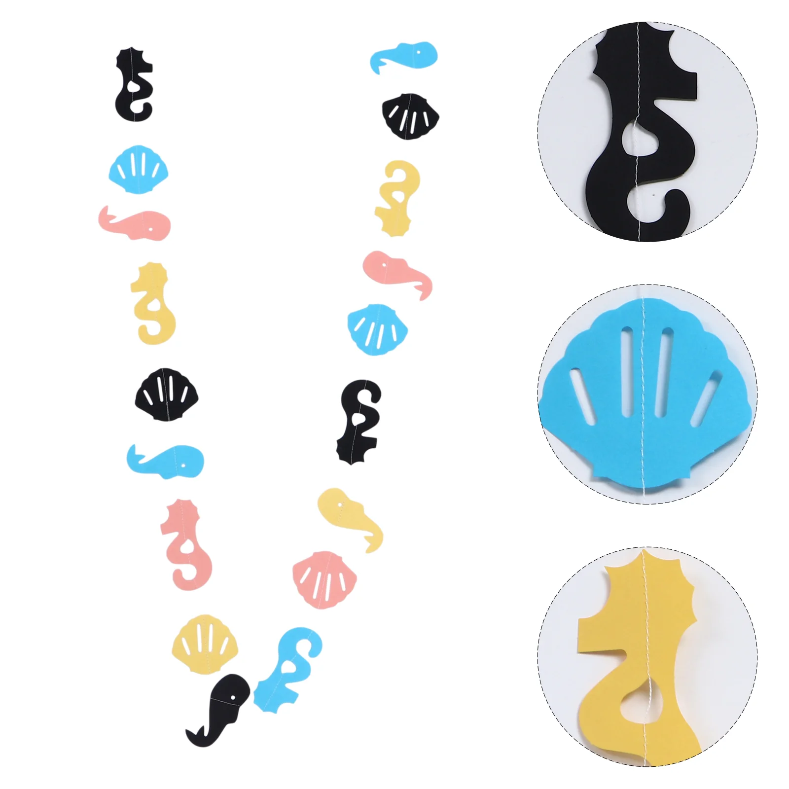 

2pcs Hanging Ballonns Banners Garland Bunting Party Decoration Backdrop Pendant