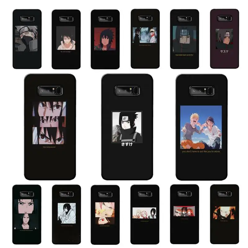

BANDAI Naruto Sasuke Phone Case for Samsung Note 5 7 8 9 10 20 pro plus lite ultra A21 12 72