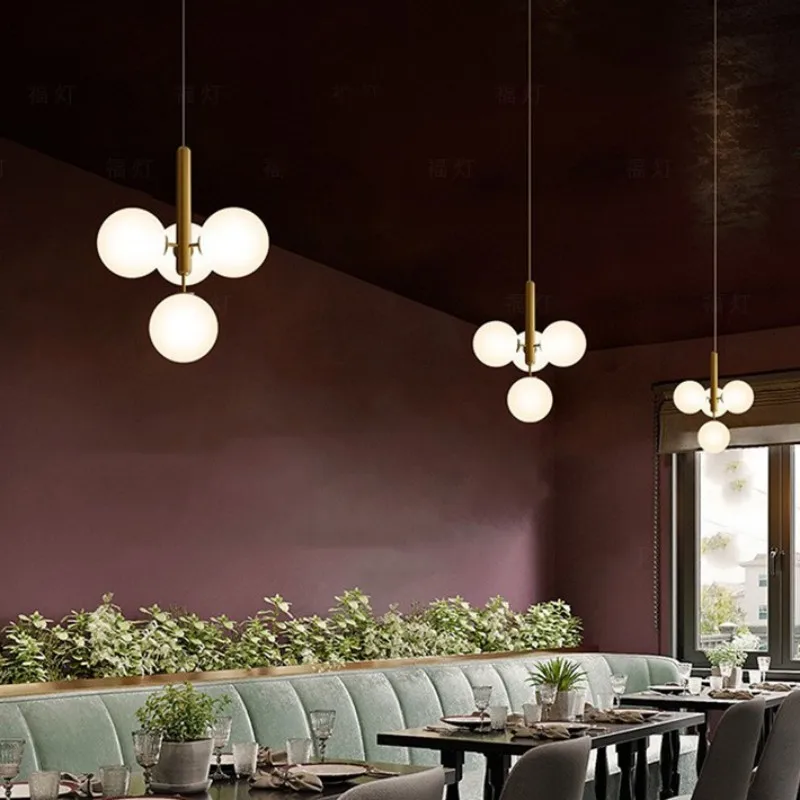 Светодиодные люстры в виде круглых шаров