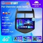 2 Din Android 10 для Chevrolet Aveo Sonic 2011-2015 4G BT Carplay Автомагнитола с голосовым управлением, мультимедийная магнитола