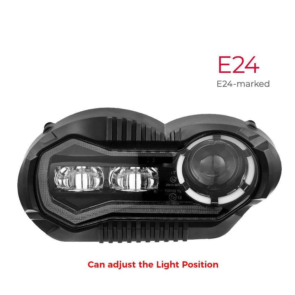 

Большая E-MARK светодиодный ные фары для BMW R1200GS R 1200GS 2004-2012 R 1200GS ADV Adventure 2005-2013 мотоциклетные фары в сборе