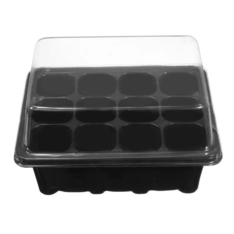 

12 Hole Seedling Trays Seed Starter Tray Plant Flower Grow Box Propagation For Gardening Seed Grow Starting Germination Box