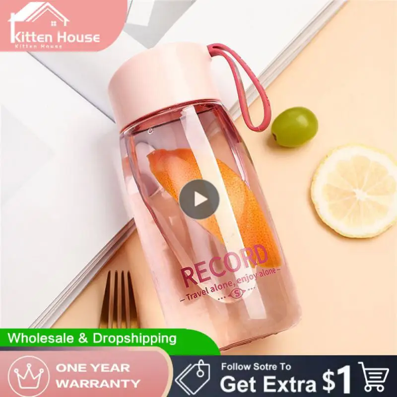 1~10PCS Student High Temperature Resistant Transparent Cup Summer Leakproof Cup Thermos-resistant Bottle For The Commuter