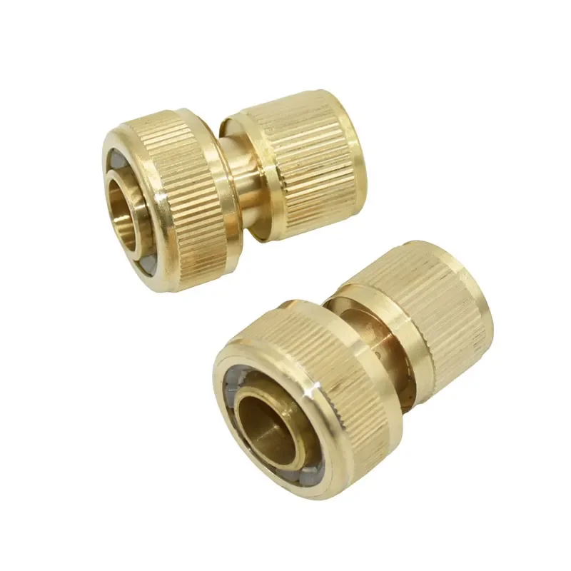 

2023NEW 3/4" hose Quick Connector Brass waterstop Connector Garden tap Garden Irrigation 20mm hose Connector Pure copper Ad