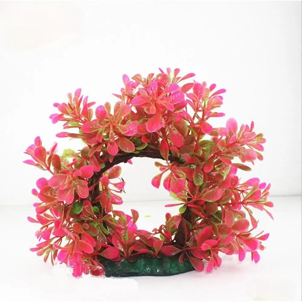 

Aquarium Landscaping Decoration Arch Tree Simulation Water Plants Flower Fish Tank Accessories Decoration Products