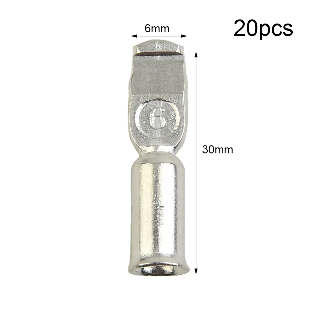 

Copper Connector Cable Terminal Plugs Termination 20pcs 50Amp For Battery Connections For 50A FOR Anderson Style
