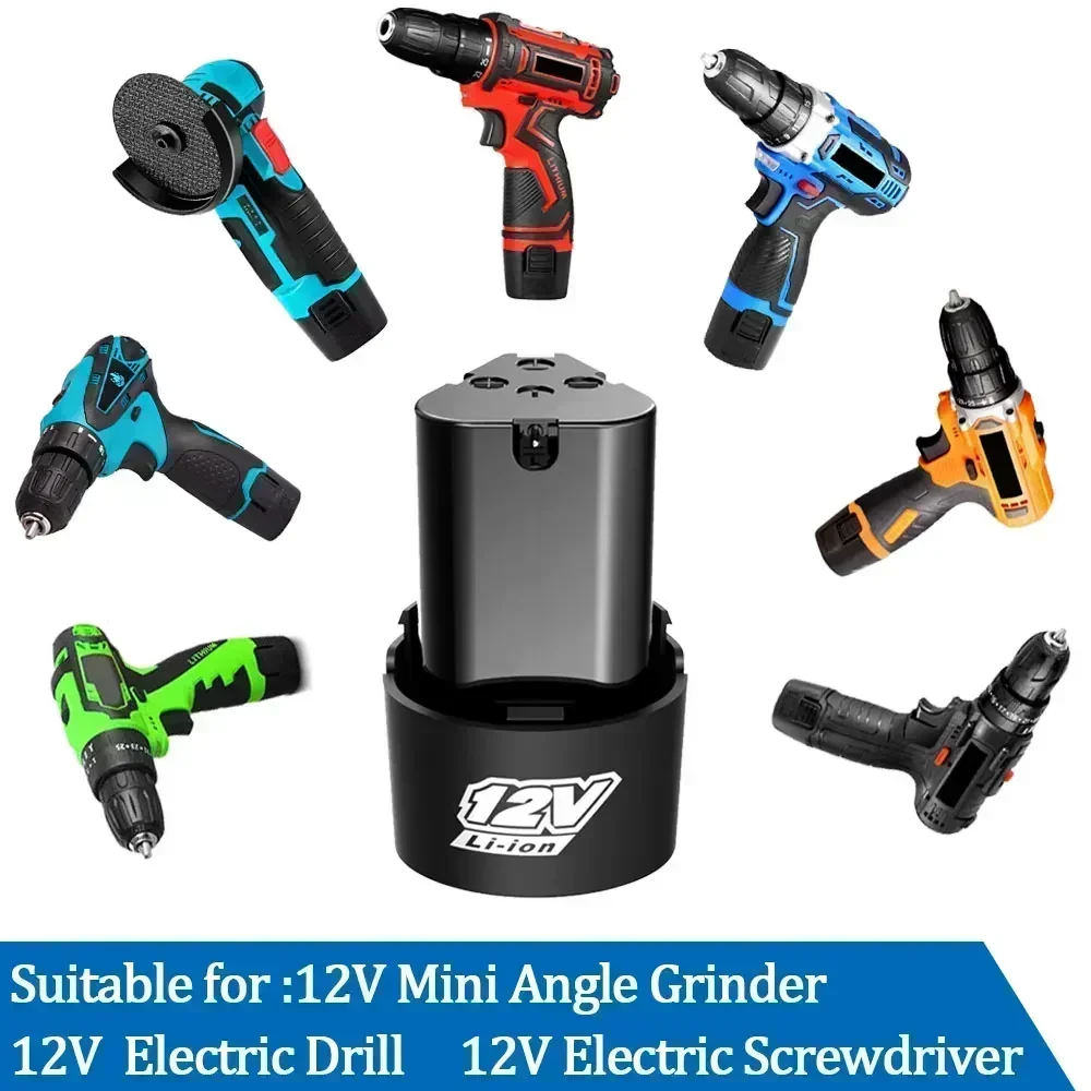 12 В 1500 мАч Универсальная литий-ионная аккумуляторная батарея для угловой