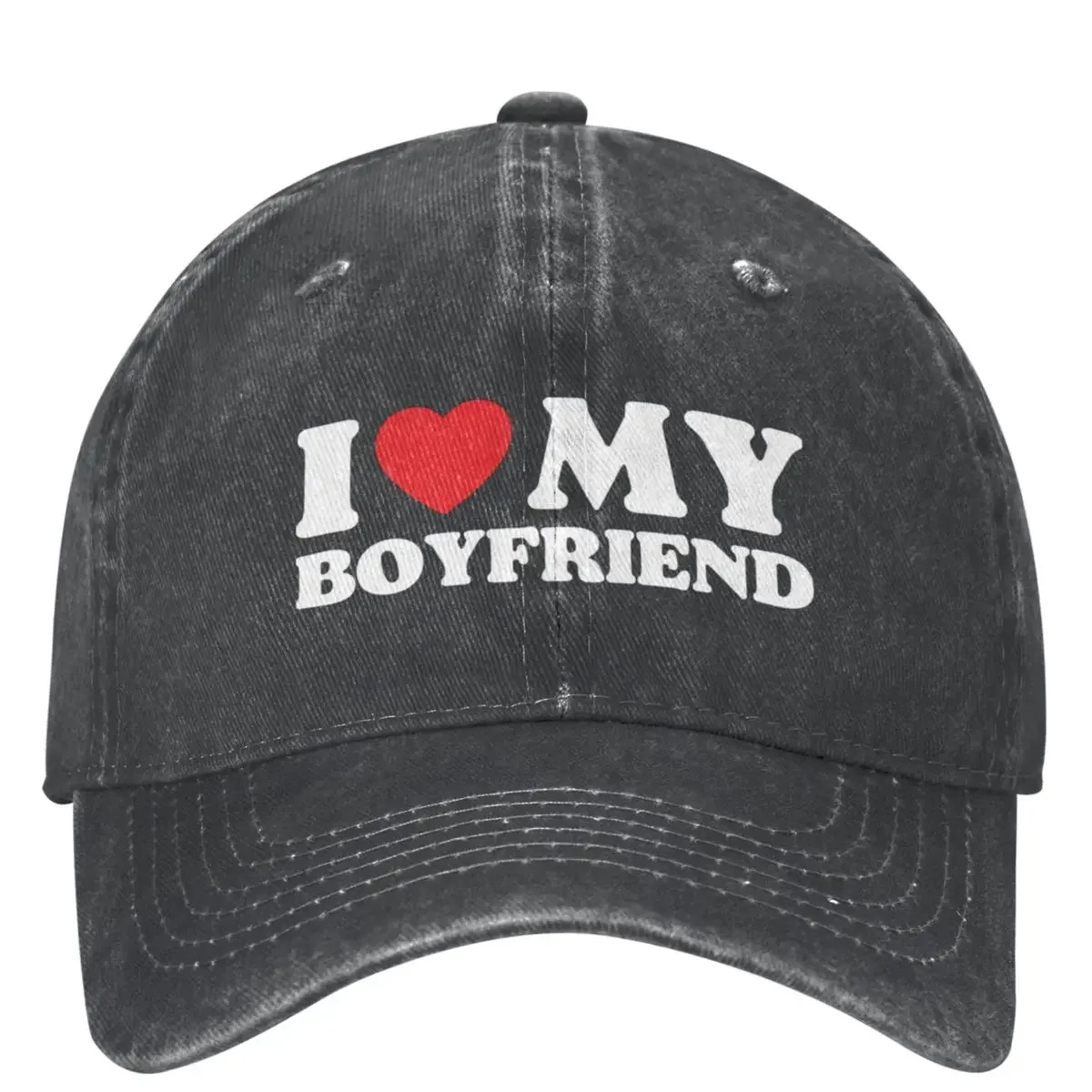 Бейсболка с надписью I Love My BF Denniim