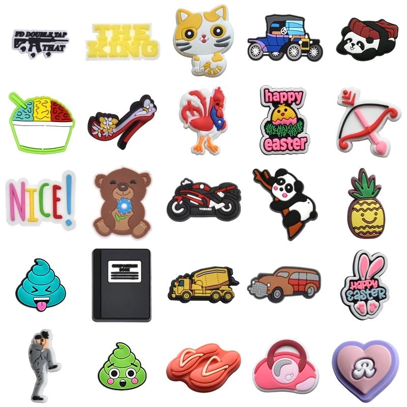

Women Charm Decorations for Crocs Shoe Charms Packs Boy Kids Men Shoes Accessories Set Jeans Para Pins Gifts Girl Wholesale Bulk