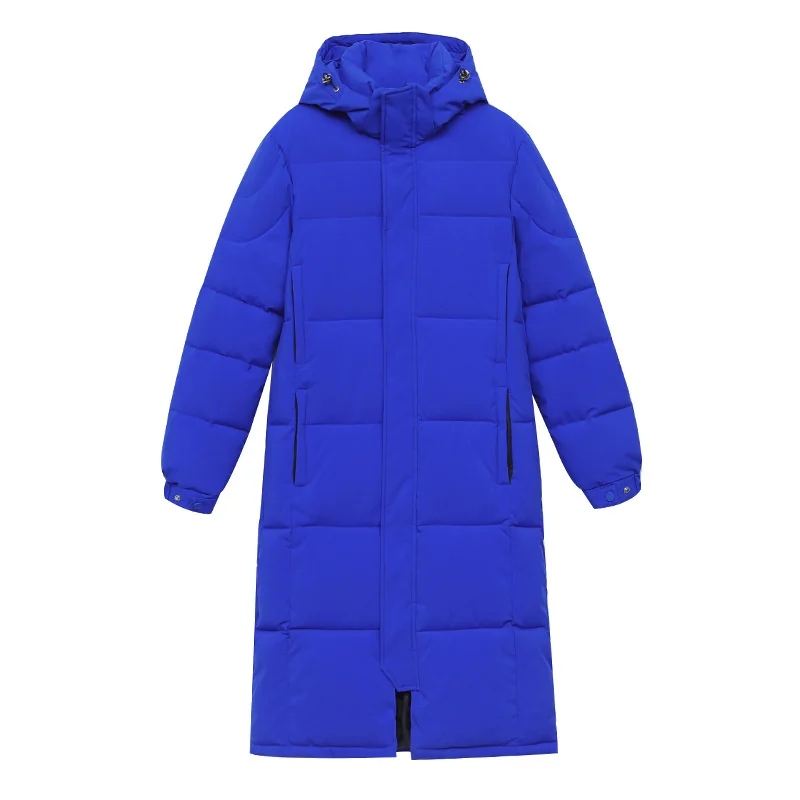 New Long Autumn Winter Jacket Women Thicken Warm Hooded Parkas Coat Oversized Loose Puffer Outerwear Fashion 2022 Parkas