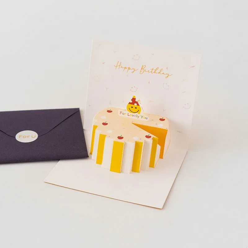 

Открытки с 3D тортом, набор из 6 штук