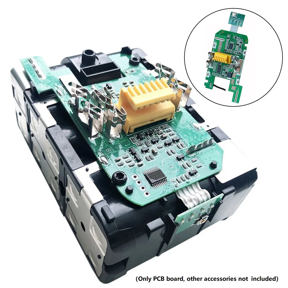 

BL1830 Li-ion Battery Case Charging Protection Circuit Board For 18V 3.0Ah 6.0Ah Label LED Battery Indicator BL1860