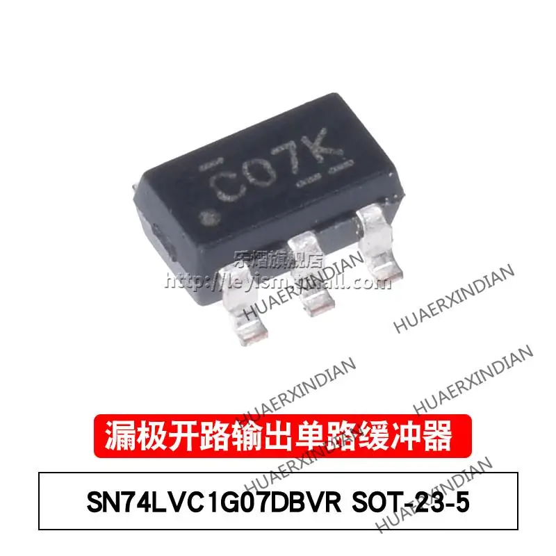 

10 шт./лот новый оригинальный SN74LVC1G07DBVR SOT-23-5 Тип C07/в наличии