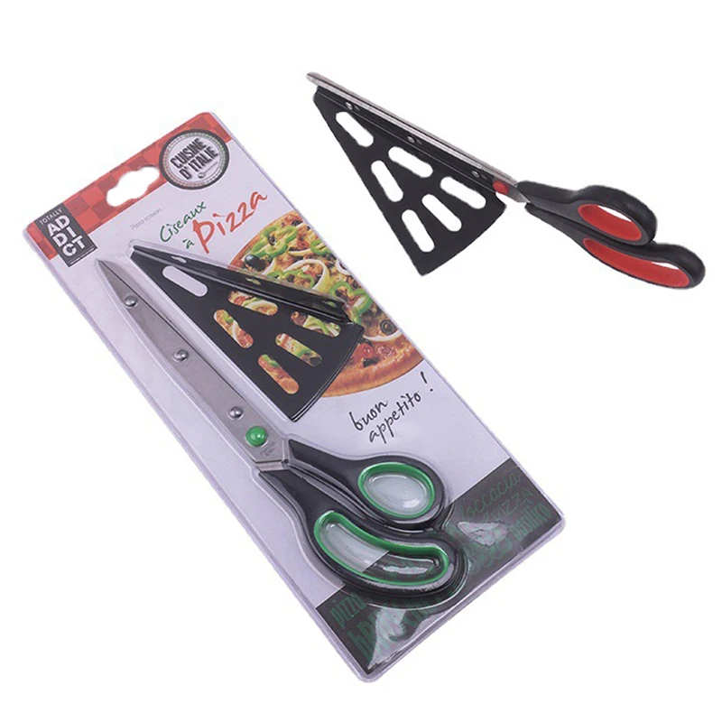 

NEW Pizza Scissors Knife Pizza Cutting Tools Stainless Steel Pizza Cutter Slicer Baking Tools Multi-functional