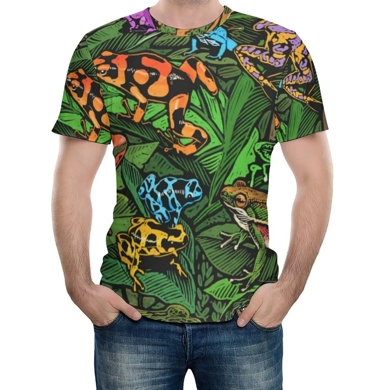 

Ядовитая Дротика футболка лягушка природа дикая природа мужские популярные футболки летняя футболка с принтом уличная одежда с коротким рукавом большие Топы подарок