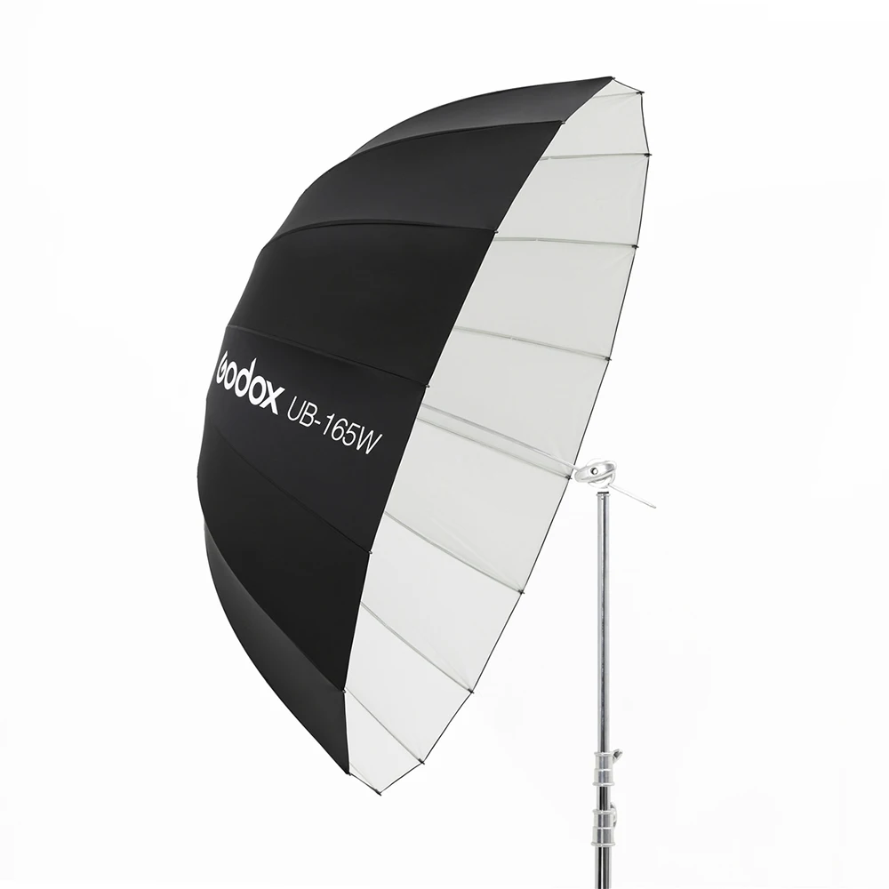 Godox UB-165W 65 Дюймов 165 см параболический черный белый светоотражающий Зонт