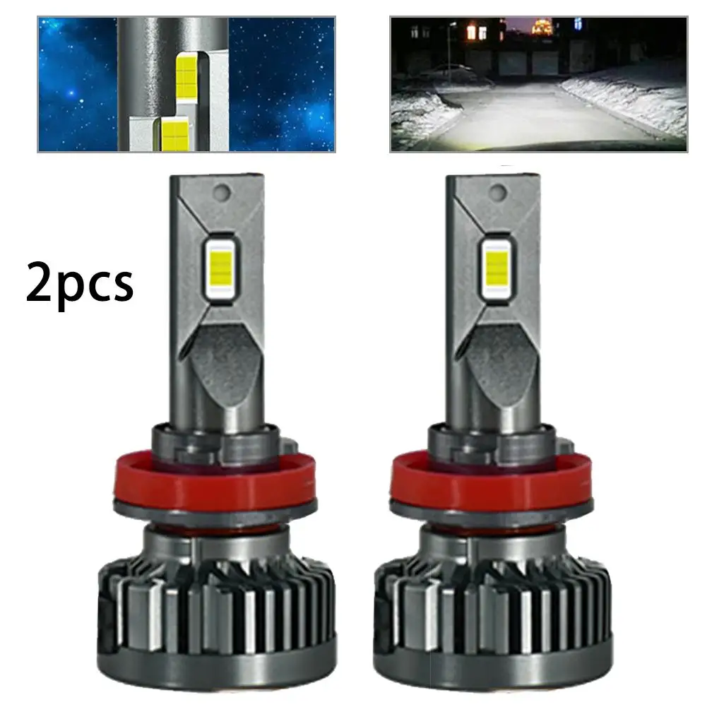 

White Bulbs 110W 12LED 12V 25000LM 6000K Motorcycle Light Self-decoding