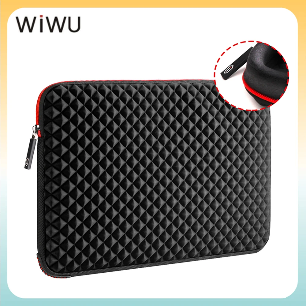 WIWU 17 17.3 Inch Laptop Bag Laptop Sleeve Waterproof Shockproof Black Notebook Case Bag For Macbook Pro Xiaomi Huawei Etc