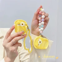cute slippers 3d earpods case for apple airpods 1 2 pro 3 floral wireless earphone headset soft silicone cover lanyard chain
