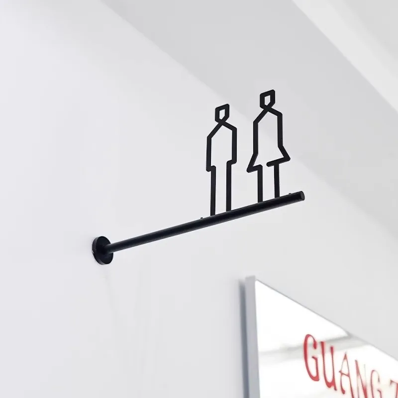 Металлические 3D вывески для туалета