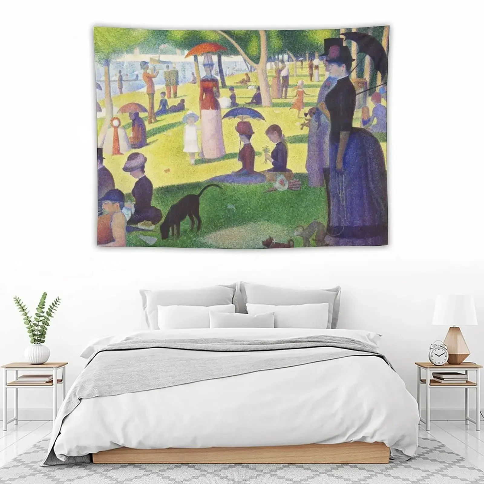 A Sunday on La Grande гобелен жатте-Жоржа савре домашний декор комнатный корейский стиль